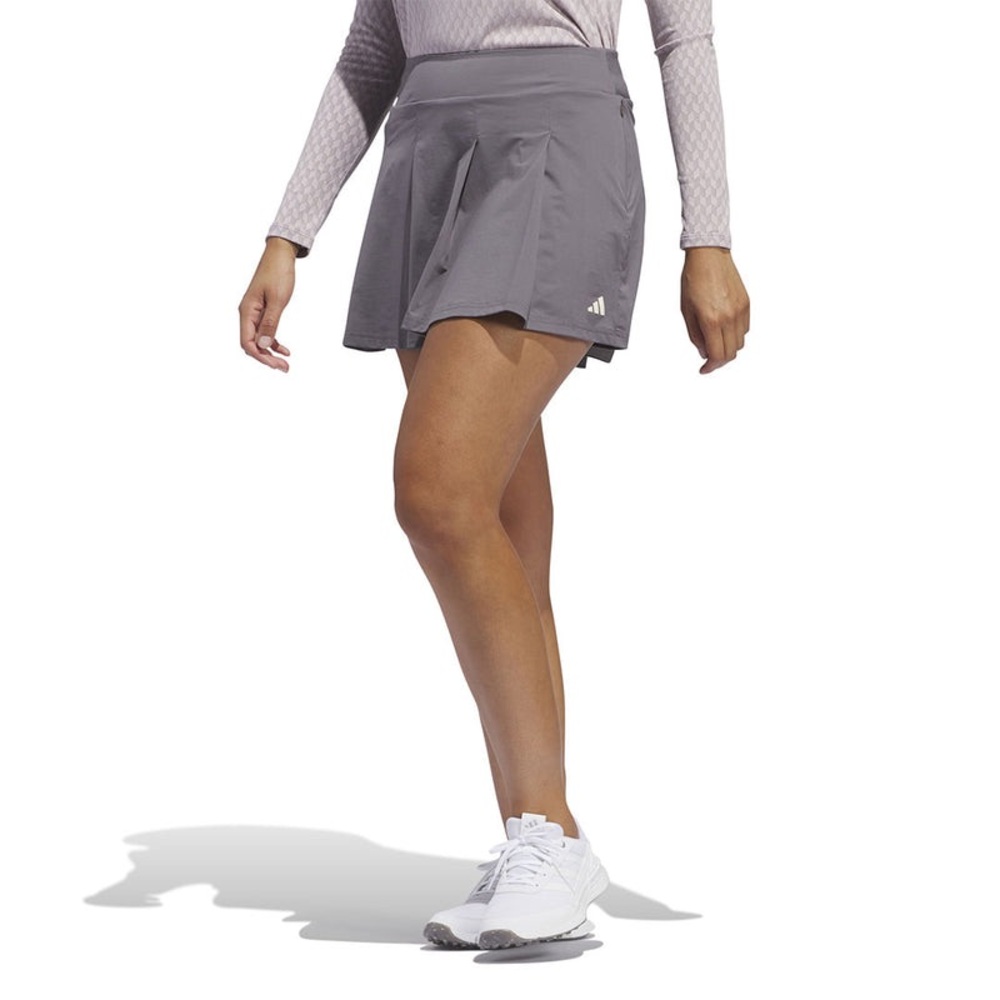adidas Gray Pleated Athletic Mini Skort M NWT